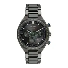 Relógio Masculino Cronógrafo Cerâmica Preto Seculus - 77280GPSVPQ3