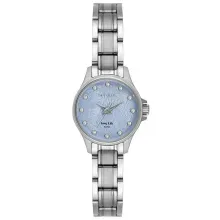 Relógio Feminino Prata com Marcações em Cristais Seculus - 77330L0SVNA3