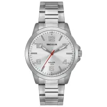 Relógio Masculino Clássico Prata Números Completos Seculus - 44297G0SVNA2