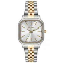 Relógio Feminino Quadrado Minimalista Seculus - 44284lpsvbs2