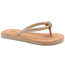 Chinelo Rasteira Feminino Sua Cia Tira Brilhante - 834615387