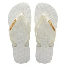 Chinelo Havaianas Top Logo Metallic - 4127244-0001